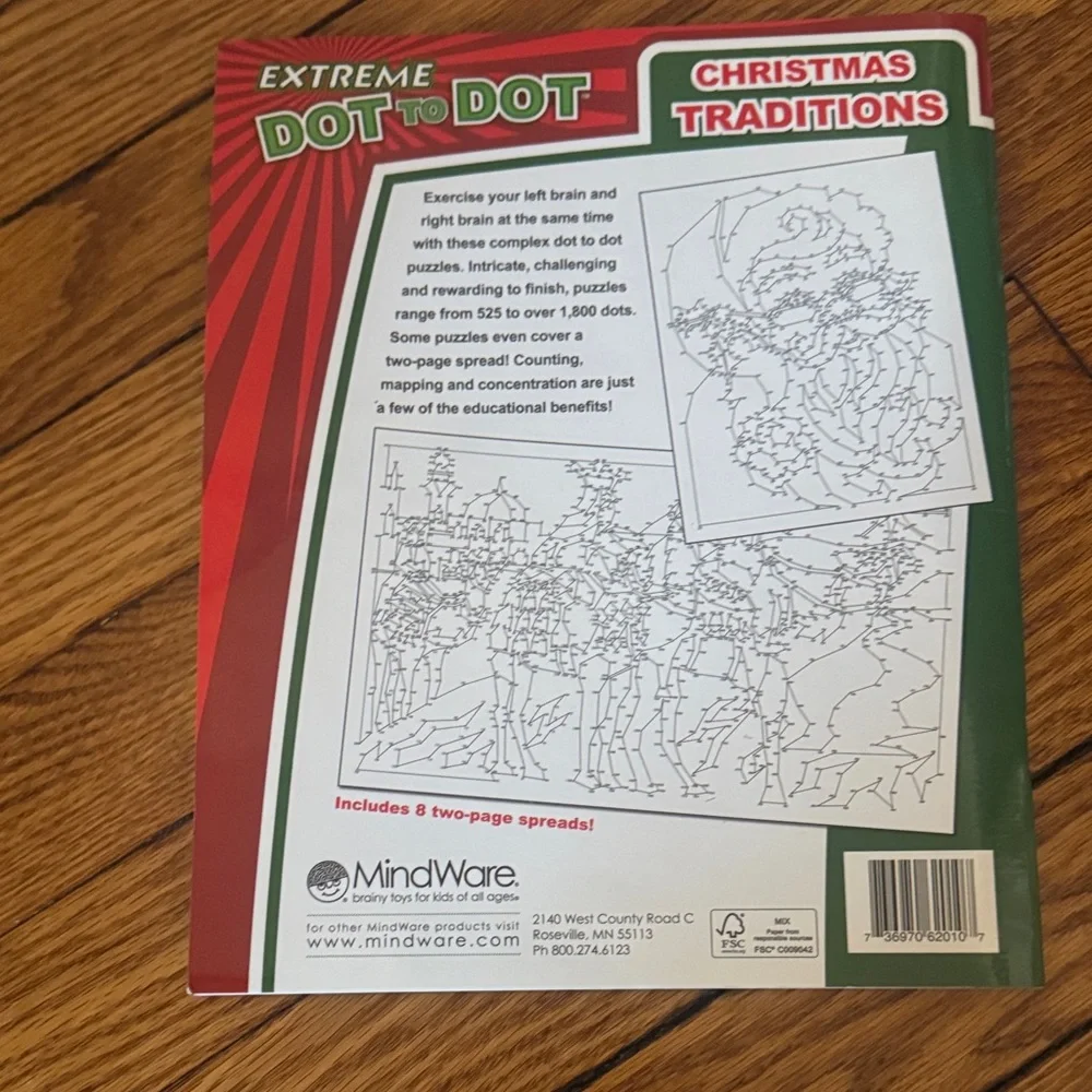 Extreme Dot to Dot Christmas Traditions Puzzle Book